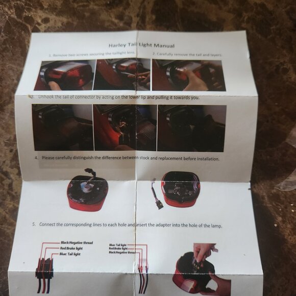 HARLEY DAVIDSON 7 Inch Deluxe Chrome Fatboy Lights NEW in box - Picture 8 of 14